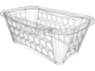 Platic Basket 3D Model