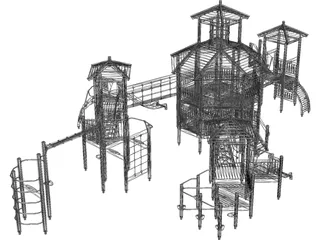 Children Playground 3D Model