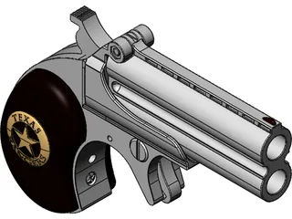 Derringer Texas Ranger 3D Model