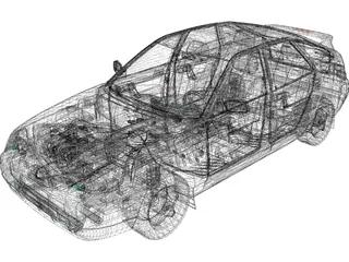 Vaz 2112 Lada 3D Model