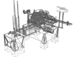 Sandwich End Cutting Tool 3D Model