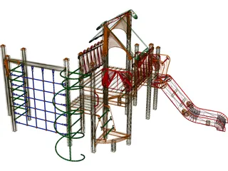 Playground Equipment 3D Model