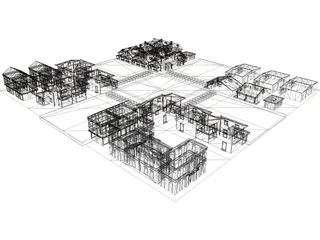 City Junction Part 3D Model