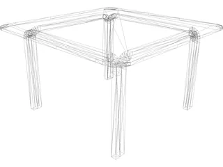 Table Coffee 3D Model