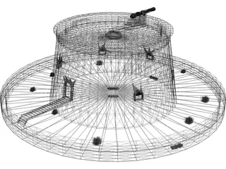 Martello Tower 3D Model