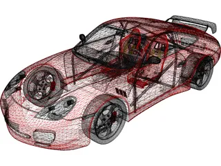 Porsche 911 GT3 3D Model