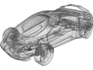 SkyCar Unity 3D Model