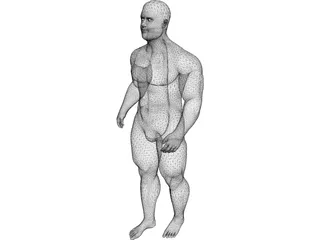 Body Builder 3D Model