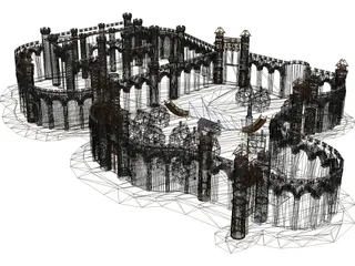Bravil Castle 3D Model