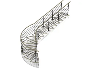 Stair 3D Model