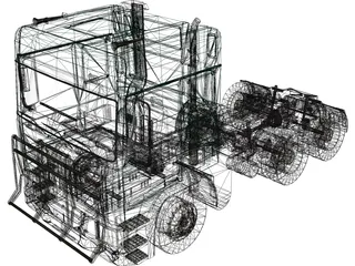 Man Truck 3D Model