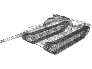 T-55 Tank 3D Model