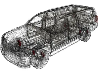 Chevrolet Suburban (2014) 3D Model