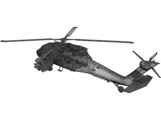 Sikorsky UH-60 Black Hawk 3D Model