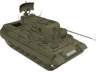 Flackpanzer Gepard 3D Model