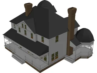 House Victorian 3D Model
