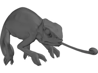 Chameleon 3D Model