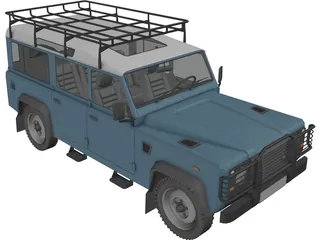 Land Rover Defender 110 3D Model