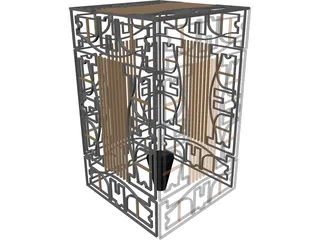 Golden Cage 3D Model