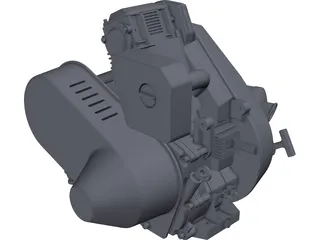 Lombardini LGA 340 Engine 3D Model