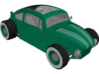 Hot Rod 3D Model