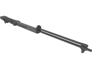 M1 Garand Barrel 3D Model