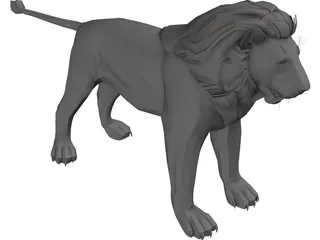 Lion 3D Model