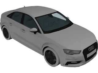 Audi A3 Sedan (2013) 3D Model