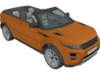 Land Rover Evoque Cabriolet 3D Model