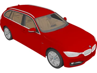 BMW 3-Series Touring [F31] (2013) 3D Model