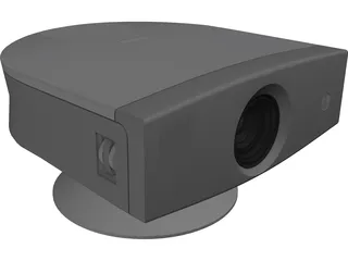 Video Projector 3D Model