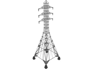 Transmission Pylon 3D Model