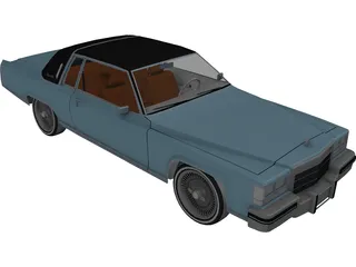 Cadillac DeVille Coupe (1984) 3D Model