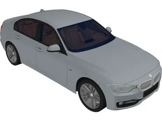BMW 335i Sedan [F30] (2015) 3D Model