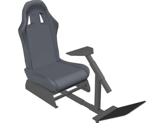 Simracing Cockpit 3D Model