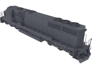 SD60 Train 3D Model
