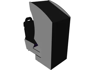Racing Game Console 3D Model
