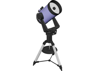 Schmidt-Cassegrain Telescope 3D Model