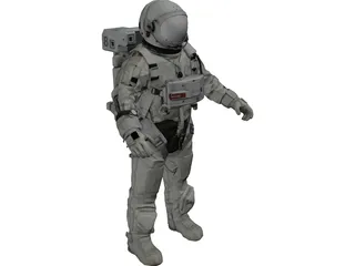 Space Suit 3D Model