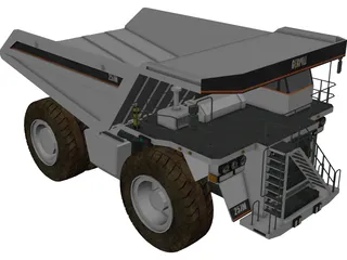 Mining Dump Truck 3D Model