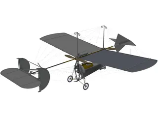 Vlaicu II 1910 3D Model