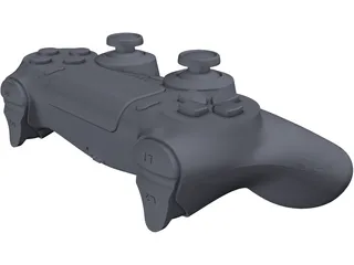 PS4 Controller 3D Model