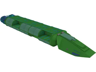 Cylon Tanker 3D Model