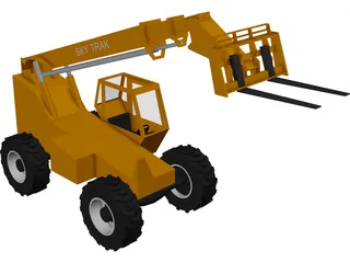 Forklift Skytrack All Terrain 3D Model