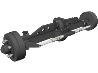 Rockwell Truck Axle 3D Model