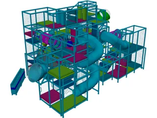 Children Playscape 3D Model