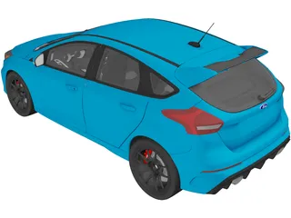 Ford Focus RS 3D Model
