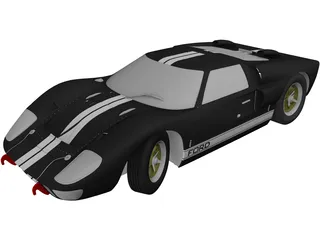 Ford GT40 3D Model