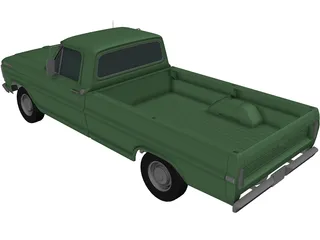 Ford F-100 (1970) 3D Model