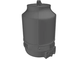 Cooling Tower 3D Model